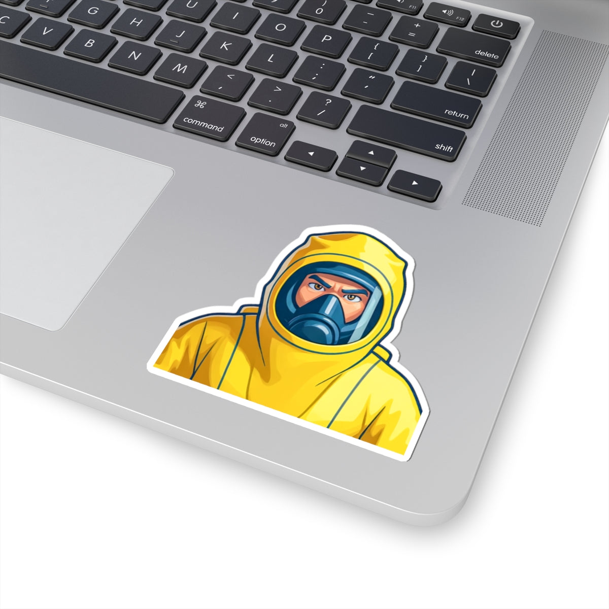 Hazmat Suit Cut Out Sticker