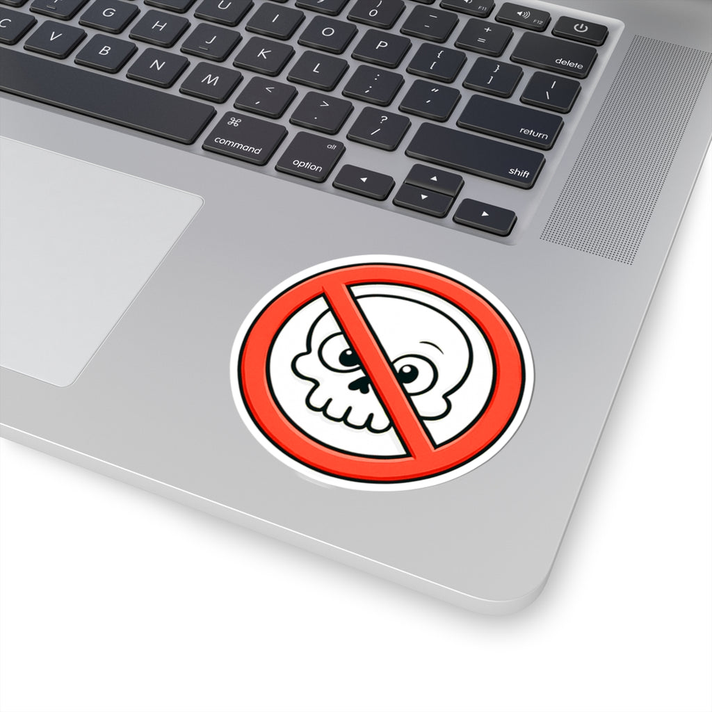 HowNotToDie Skull Cut Out Sticker